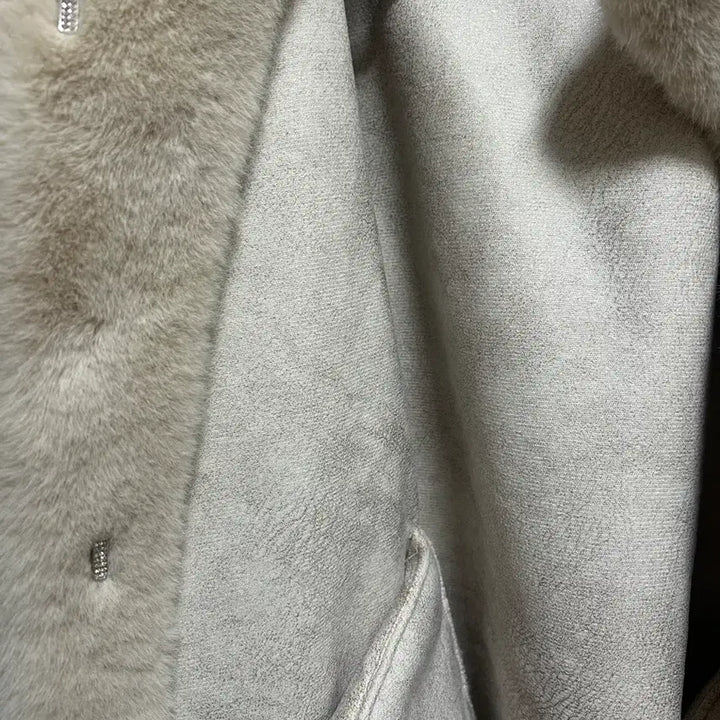 [BUNJANG] Ivory Fur Jacket / 아이보리 퍼 자켓