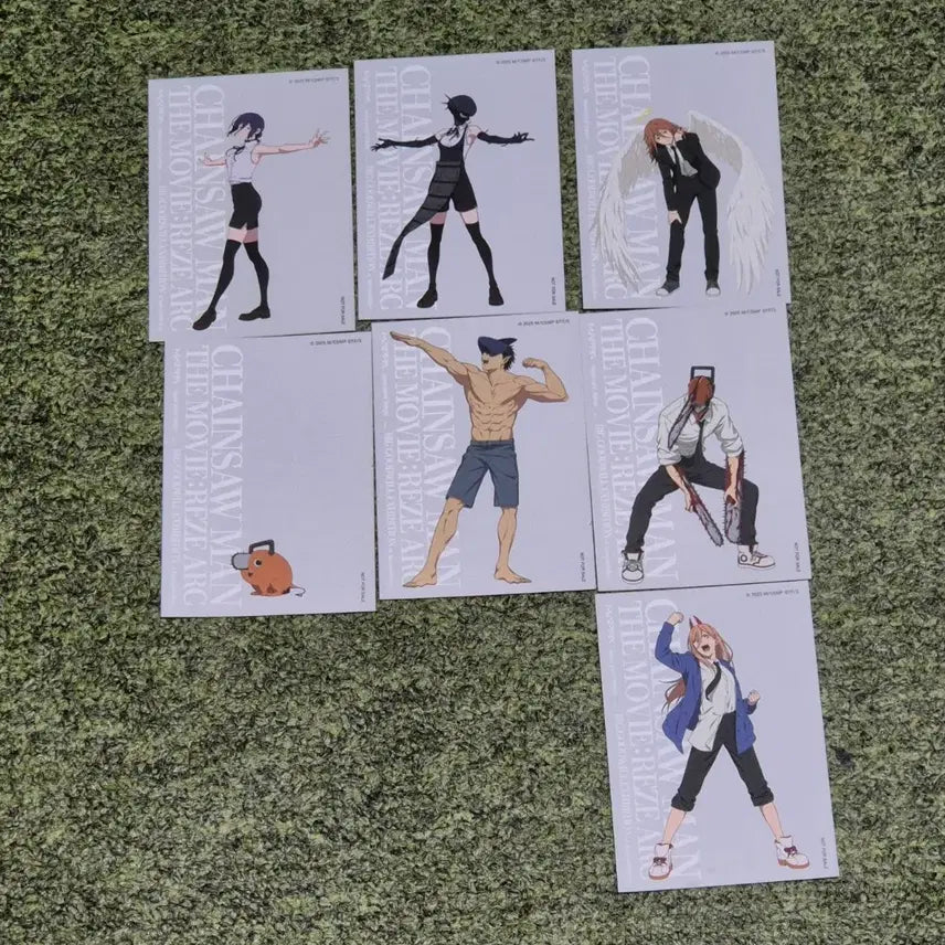 [BUNJANG] Chainsaw Man Base Yard POB Bundle Set Photocard / 체인소맨 베이스야드 특전 포토 카드 일괄