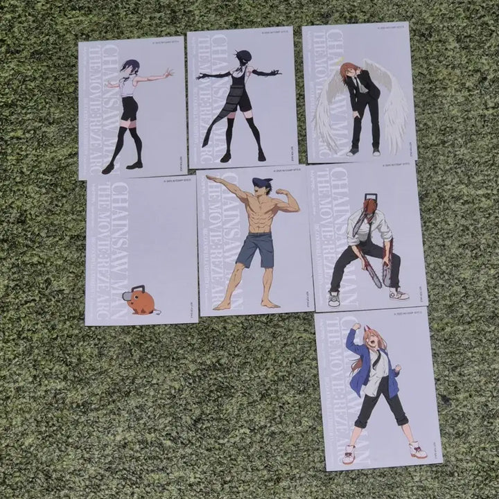 [BUNJANG] Chainsaw Man Base Yard POB Bundle Set Photocard / 체인소맨 베이스야드 특전 포토 카드 일괄