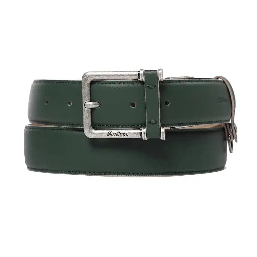 [BUNJANG] Malbon Men's Green Belt / 말본 남성 그린벨트