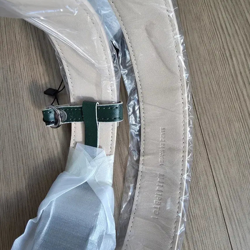 [BUNJANG] Malbon Men's Green Belt / 말본 남성 그린벨트