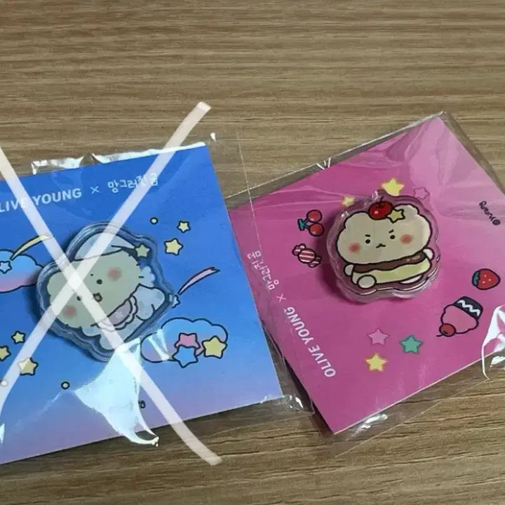 [SOLD OUT] 올리브영 망곰 뱃지 푸딩망곰