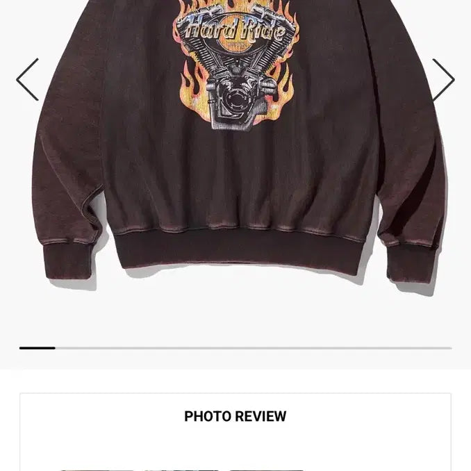 [BUNJANG] Outstanding Motorcycle Print Sweatshirt / 아웃스탠딩 맨투맨 새제품