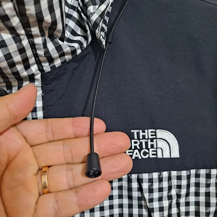 [BUNJANG] The North Face Check Pattern Hooded Jacket / 노스페이스 체크 패턴 후드 자켓 95사이즈
