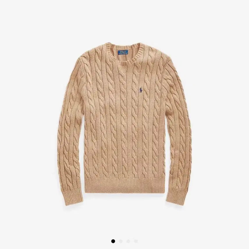 [BUNJANG] Polo Cable Knit Sweater L / 폴로 꽈배기 니트 케이블 L (거의 새 것)