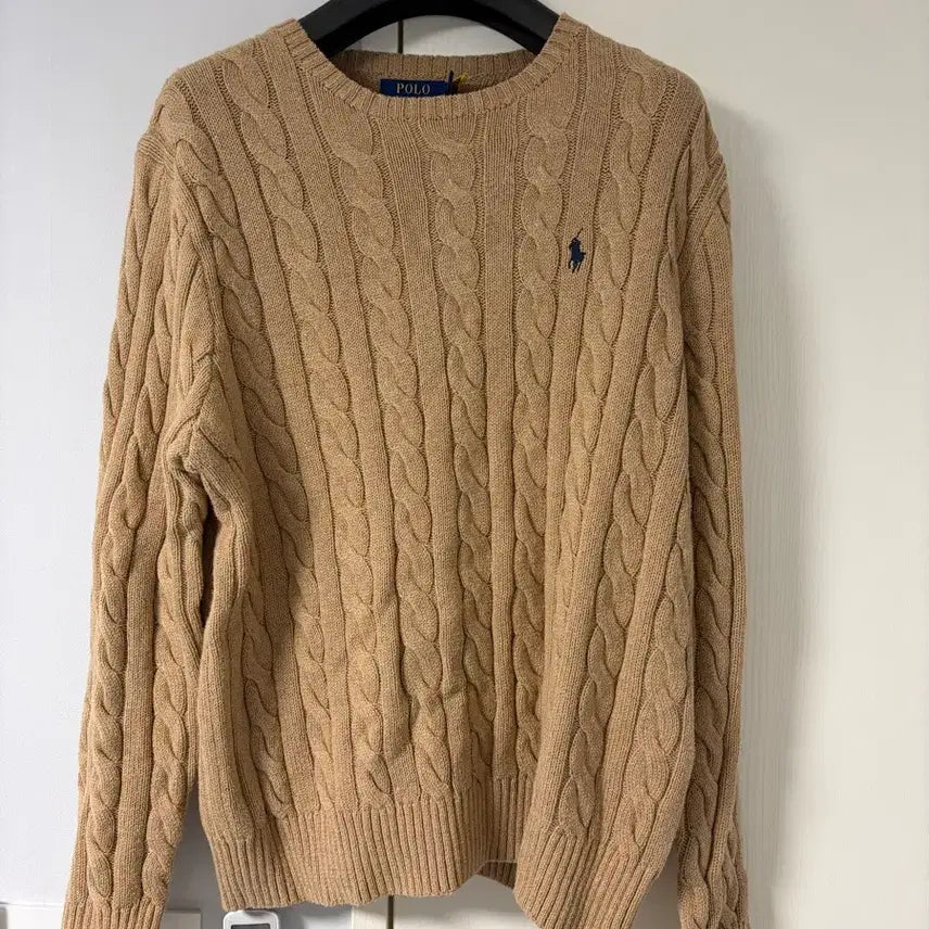 [BUNJANG] Polo Cable Knit Sweater L / 폴로 꽈배기 니트 케이블 L (거의 새 것)