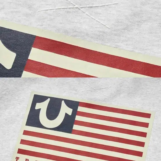 [BUNJANG] True Religion Old Glory Men's Gray Sweatshirt / 트루릴리젼 올드 글로리 맨투맨 그레이