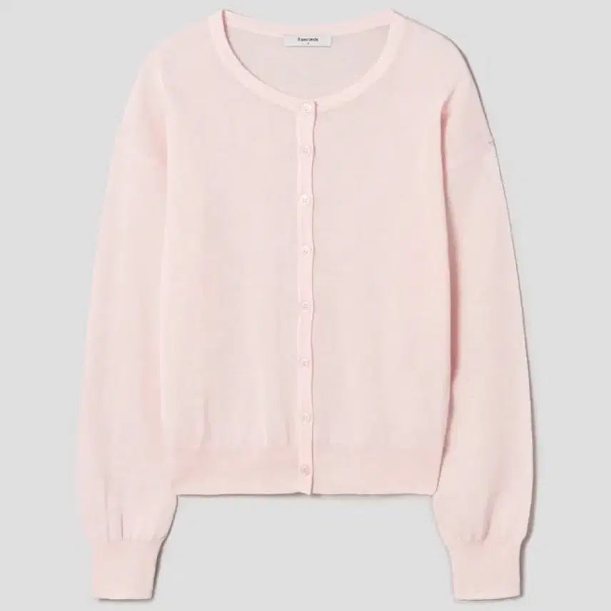 [SOLD OUT] 에잇세컨즈60%할인)라운드넥 냉감 긴소매 봄여름 가디건 살안타템