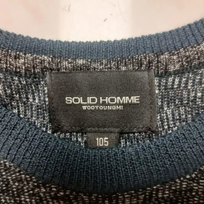 [BUNJANG] Wooyoungmi Solid Homme Long Sleeve Knit Sweater / [전체글 필독] 우영미 솔리드옴므 긴팔 니트 50 (105) 사이즈