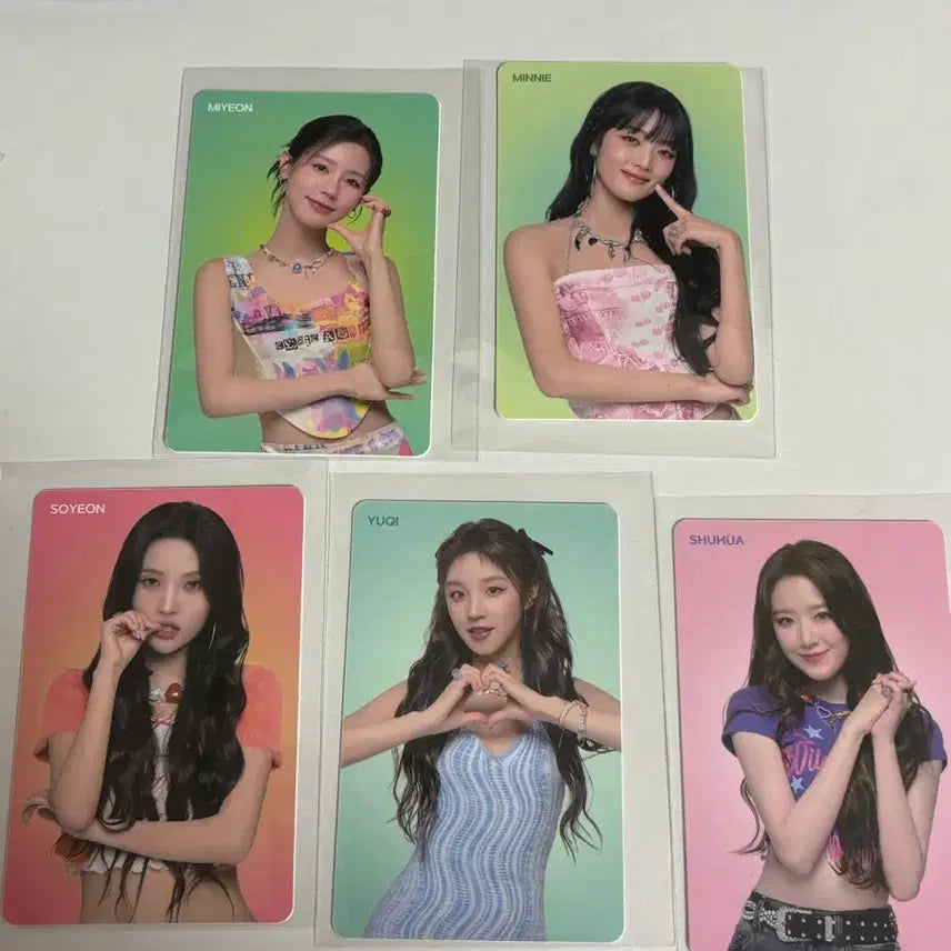 [BUNJANG] (G)I-DLE Toms Photocard / 아이들 탐스 포카