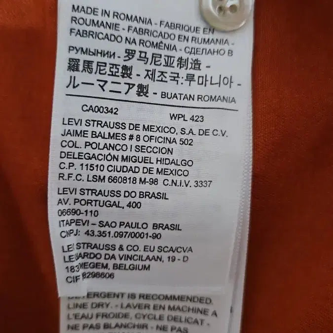 [BUNJANG] Levi's LVC 1950's Tab Twill Shirt / 리바이스 LVC 1950's 탭 트윌 셔츠 어텀날 S