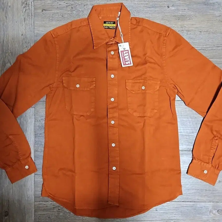 [BUNJANG] Levi's LVC 1950's Tab Twill Shirt / 리바이스 LVC 1950's 탭 트윌 셔츠 어텀날 S