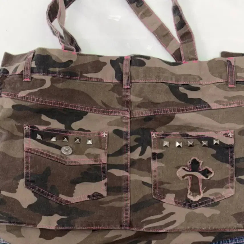 [BUNJANG] Mafia Bag Camo Tote Bag / 마페아 보부상백 카모 양도