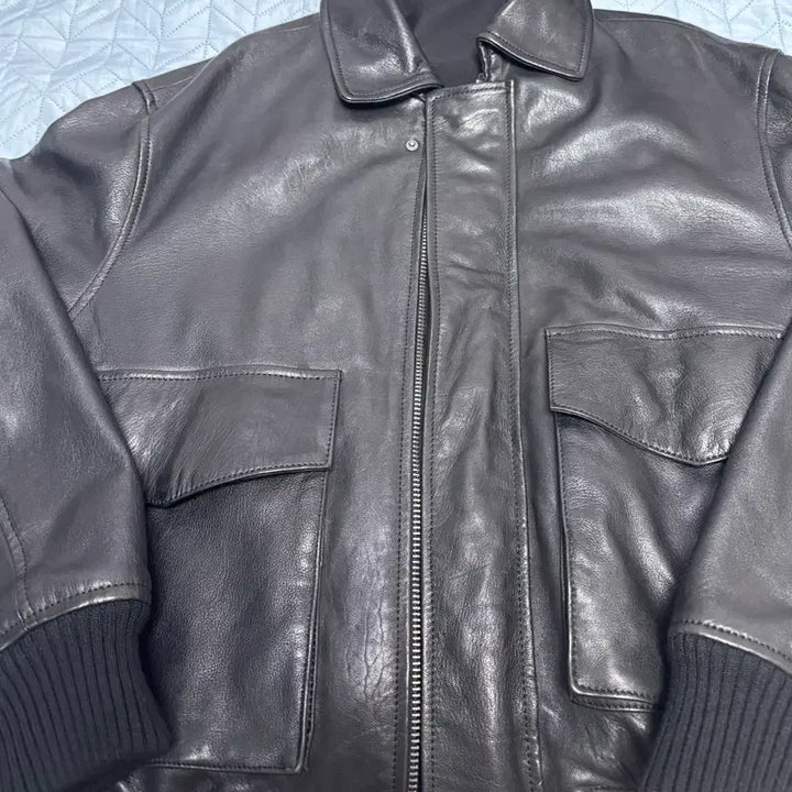 [BUNJANG] ZARA Lambskin Leather Jacket / 자라 양가죽자켓