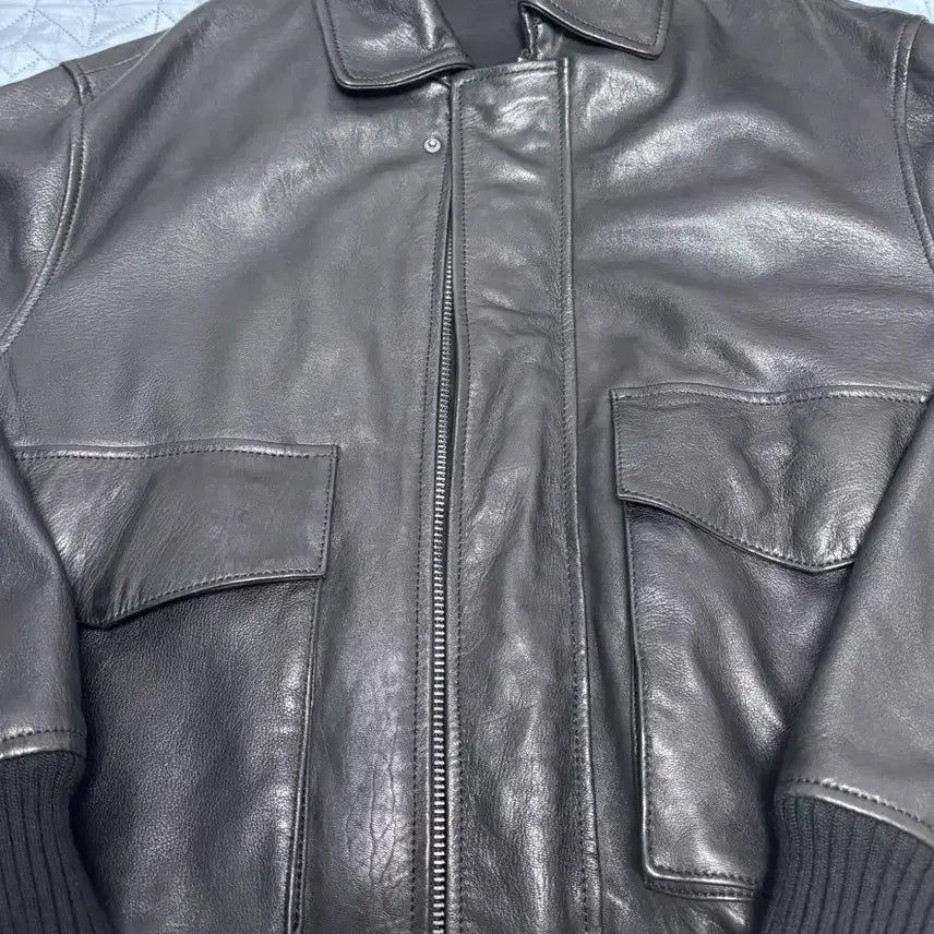 [BUNJANG] ZARA Lambskin Leather Jacket / 자라 양가죽자켓