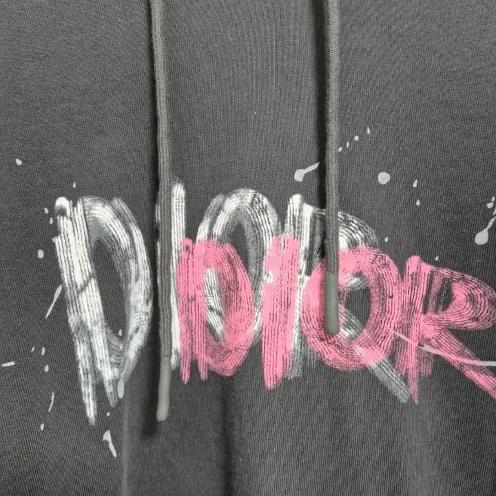 [BUNJANG] DIOR Gray Logo Oversized Hoodie / 디올 DIOR 그레이 로고 오버핏 후드티!새상품급!