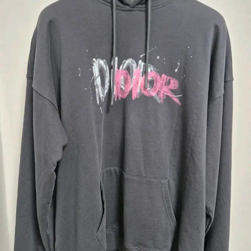 [BUNJANG] DIOR Gray Logo Oversized Hoodie / 디올 DIOR 그레이 로고 오버핏 후드티!새상품급!