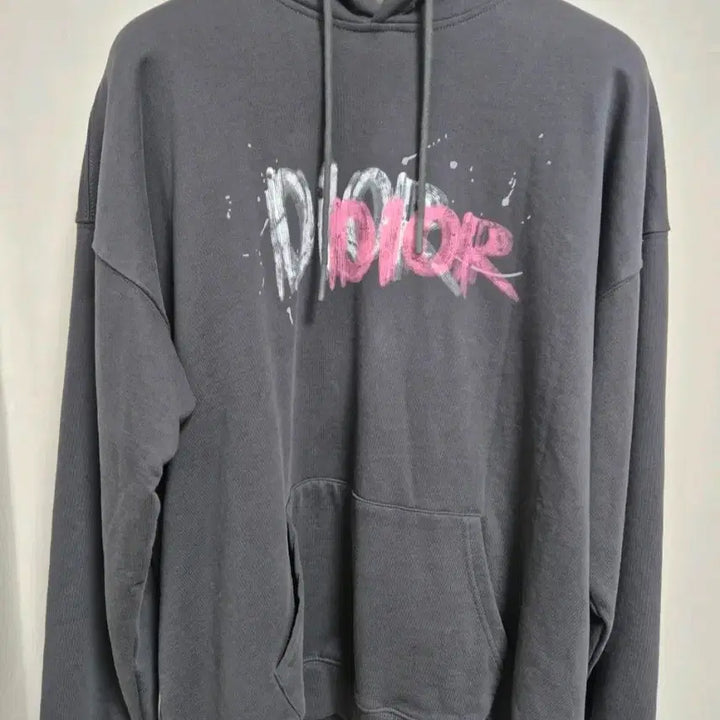 [BUNJANG] DIOR Gray Logo Oversized Hoodie / 디올 DIOR 그레이 로고 오버핏 후드티!새상품급!