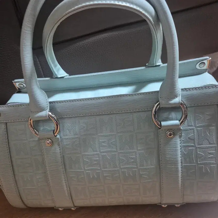 [BUNJANG] Metrocity Mint Tote Bag / 메트로시티 핸드백 민트색 토트백