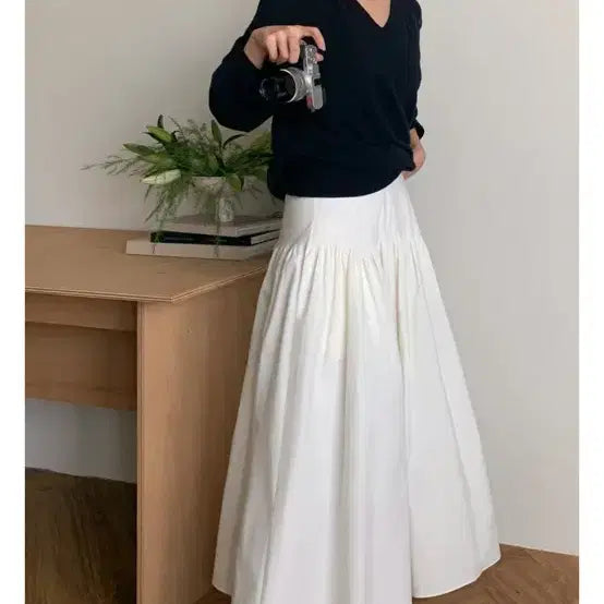 [BUNJANG] Ovev Flare Skirt / 오브이베브 플레어스커트