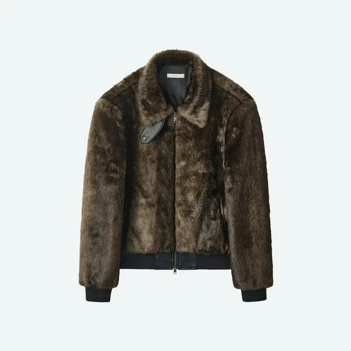 [BUNJANG] Moon Sun Mink Fur Blouson Jacket / 문선 밍크 퍼 블루종 자켓 Mink Fur Blouson Jacket/L