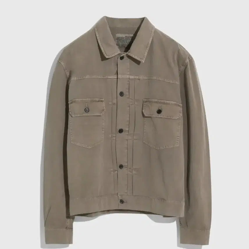 [BUNJANG] Birthday Suit Trucker Shirt (Brown) / 벌스데이수트 TRUCKER SHIRTS (BROWN)