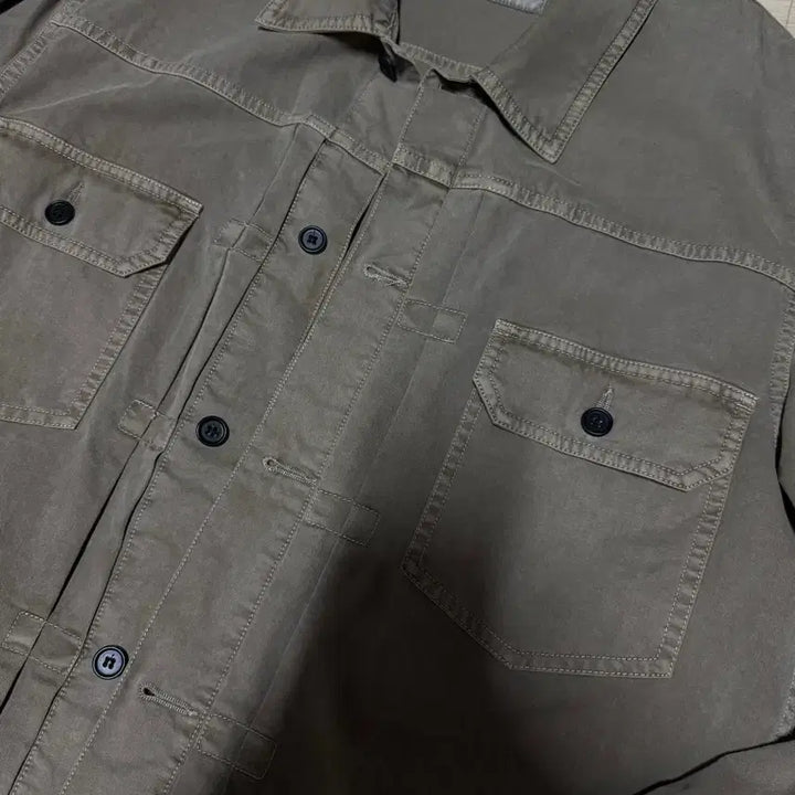 [BUNJANG] Birthday Suit Trucker Shirt (Brown) / 벌스데이수트 TRUCKER SHIRTS (BROWN)