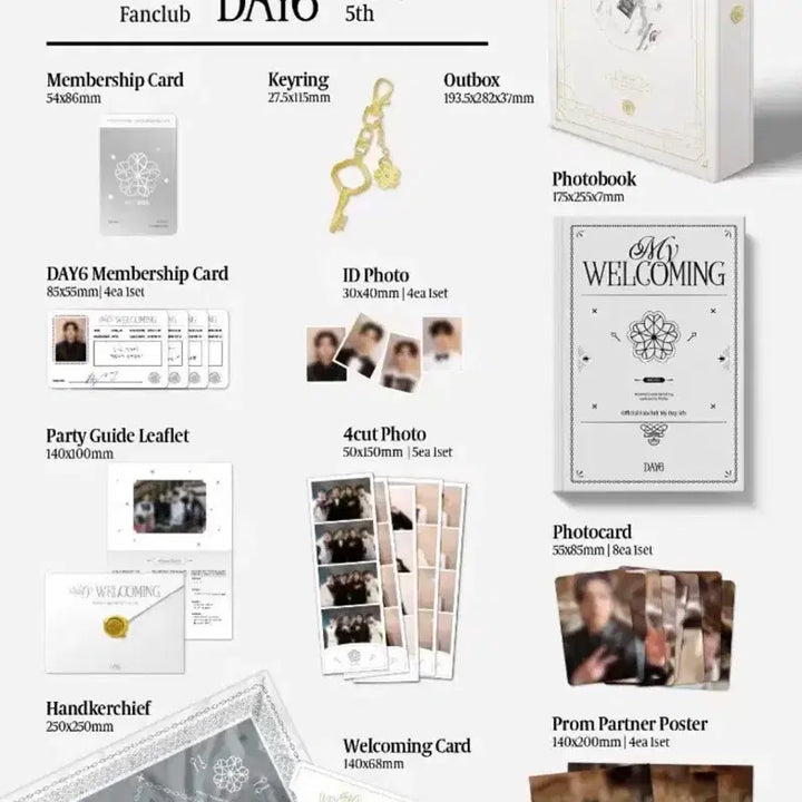 [BUNJANG] DAY6 My Day 5th Kit (Sealed) / 데이식스 팬클럽 마이데이 5기 키트 미개봉