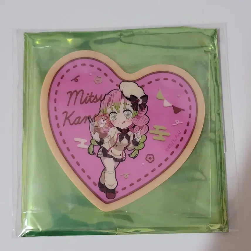 [BUNJANG] Demon Slayer Kanroji Mitsuri 2024 Valentine Acrylic Coaster / 귀멸의칼날 칸로지 미츠리 2024 발렌타인 아크릴 코스터
