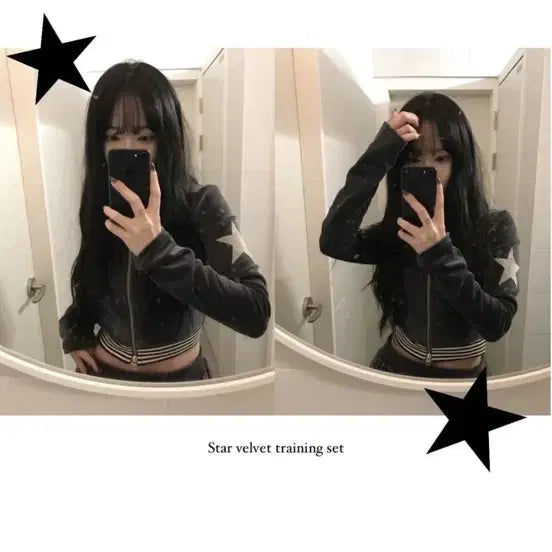[BUNJANG] Martang Star Velvet Training Set / 마르땅 스타 벨벳 트레이닝 세트