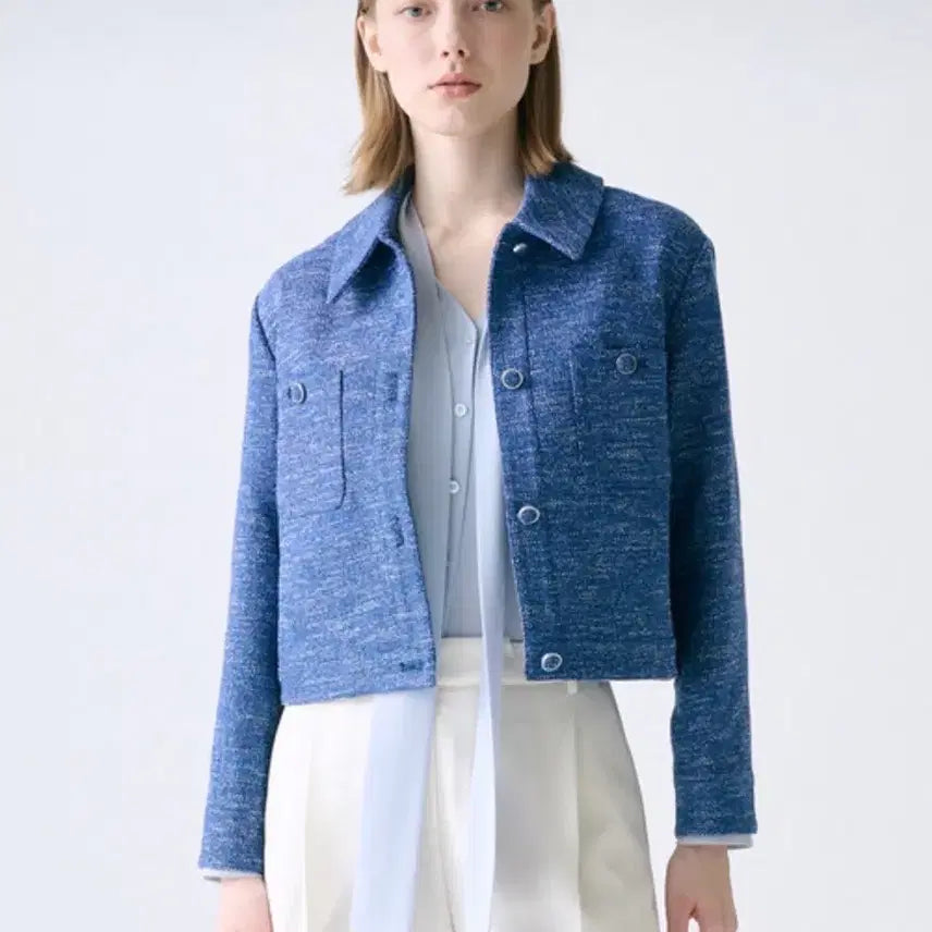 [BUNJANG] Frontrow Detachable Tweed Jacket / 프론트로우 디테처블 트위드 자켓 새상품 차정원 자켓