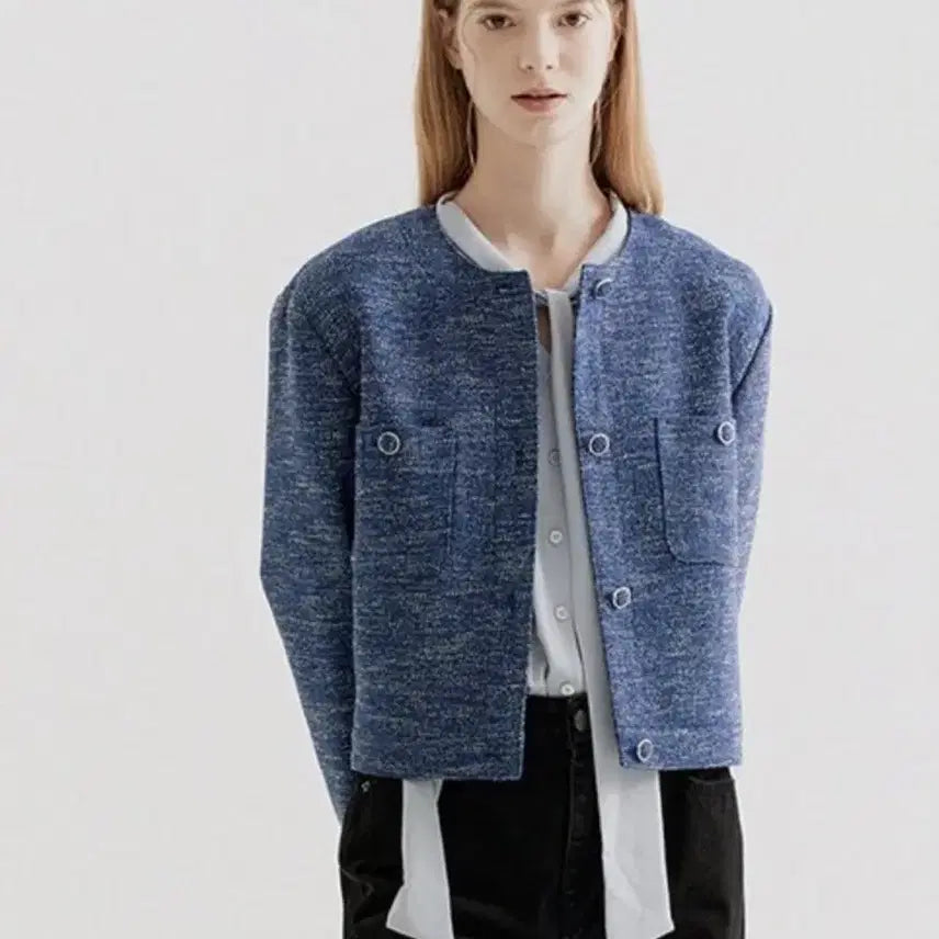 [BUNJANG] Frontrow Detachable Tweed Jacket / 프론트로우 디테처블 트위드 자켓 새상품 차정원 자켓