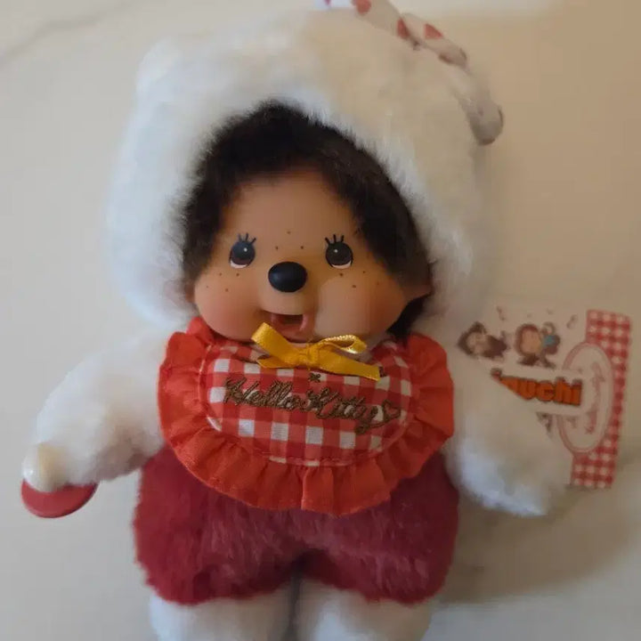 [BUNJANG] Monchhichi x Hello Kitty Collaboration Figure / 몬치치 키티 콜라보