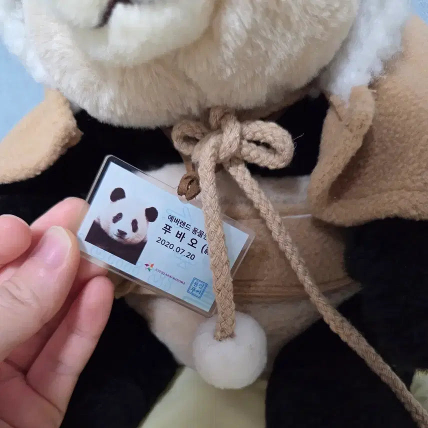 [BUNJANG] Fu Bao Temple ID Doll / 푸바오 사원증 인형