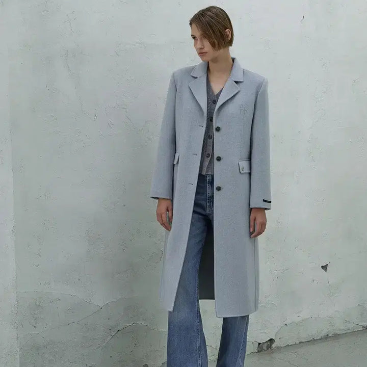 [BUNJANG] Atelier Nine Wool 70% Handmade Coat Black S / 블랙 S)아뜰리에나인 울70 핸드메이드 코트