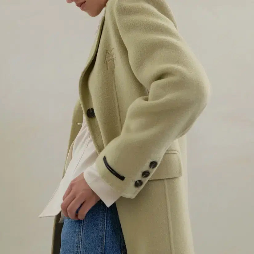 [BUNJANG] Atelier Nine Wool 70% Handmade Coat / 블랙 S)아뜰리에나인 울70 핸드메이드 코트