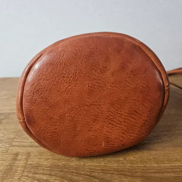 [BUNJANG] Hevitz Mini Bag - Reddish Tan Leather Handbag / 헤비츠 미니백