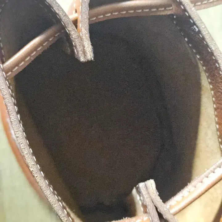 [BUNJANG] Hevitz Mini Bag - Reddish Tan Leather Handbag / 헤비츠 미니백