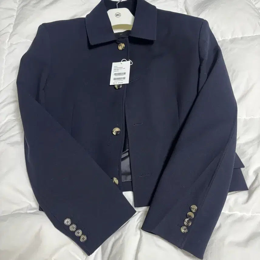 [BUNJANG] RECTO Navy Short Jacket L / [극 신품급] RECTO 렉토 네이비 숏 자켓 L