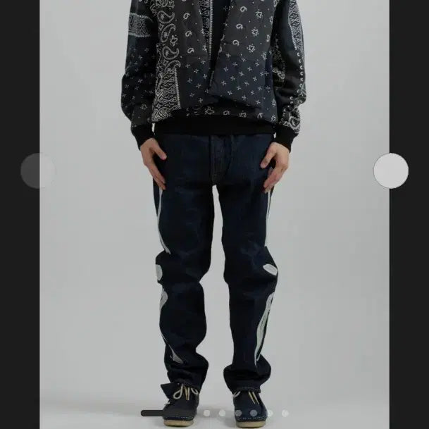 [BUNJANG] Kapital Bandana Hoodie / KAPITAL/캐피탈 반다나 후드티