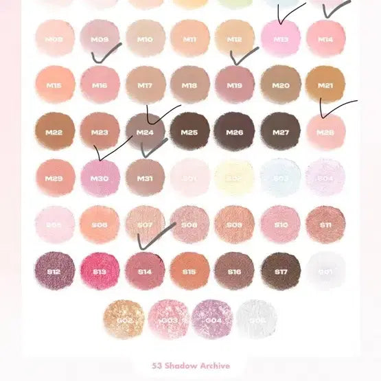 [BUNJANG] Rom&nd Shadow Palette Set / 롬앤 섀도우 토슈즈 피그휘핑 키튼젤리 포도크림 먼지 슈가프레즐 캔디드베리