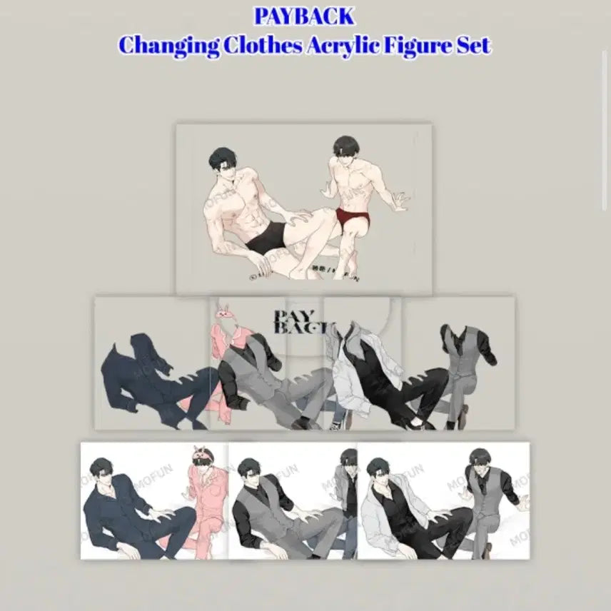 [BUNJANG] Payback Outfit Change Stand Set / 페이백 옷 갈아입히기 스탠드 세트