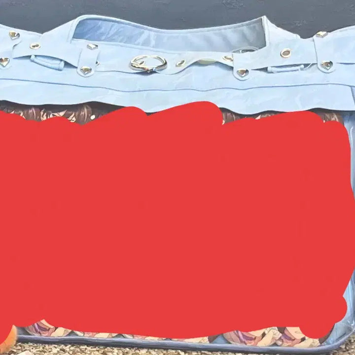 [BUNJANG] Blue A4 Ita Bag / 파란/하늘색 a4이타백