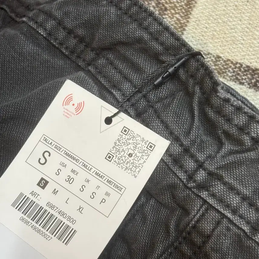 [BUNJANG] ZARA Multi-Pocket Black Cargo Pants / ZARA 멀티포켓 블랙 카고 팬츠