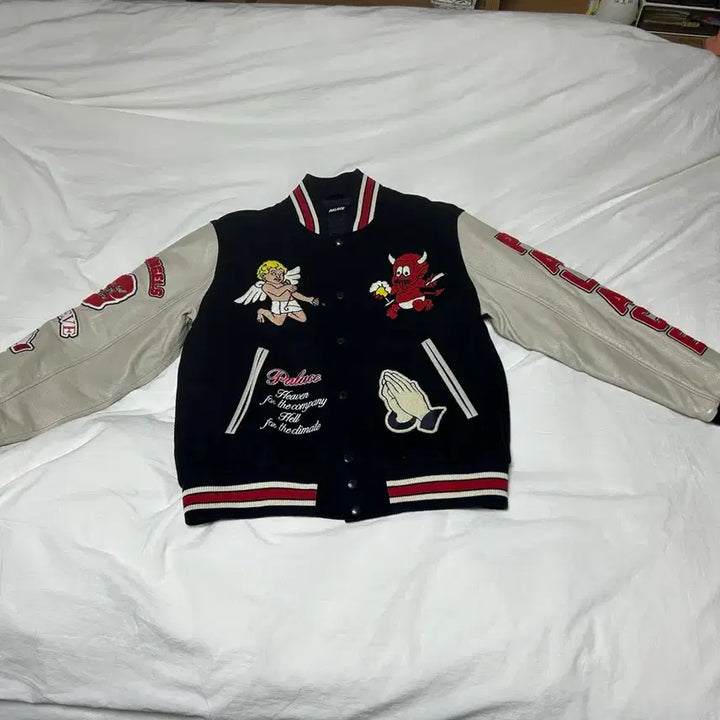 [BUNJANG] Palace Fallen Angel Varsity Jacket 23SS - Size L / 팔라스 폴른 엔젤 바시티 23ss / L사이즈
