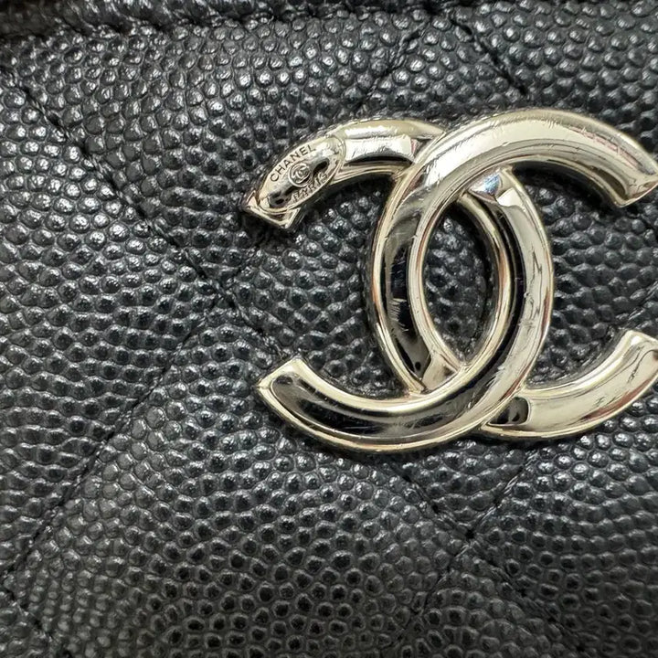 [BUNJANG] Chanel Coco Chain Vanity Bag / 샤넬 블랙 캐비어 코코체인 베니티