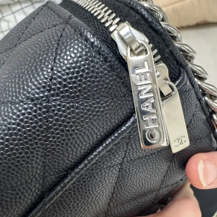 [BUNJANG] Chanel Coco Chain Vanity Bag / 샤넬 블랙 캐비어 코코체인 베니티