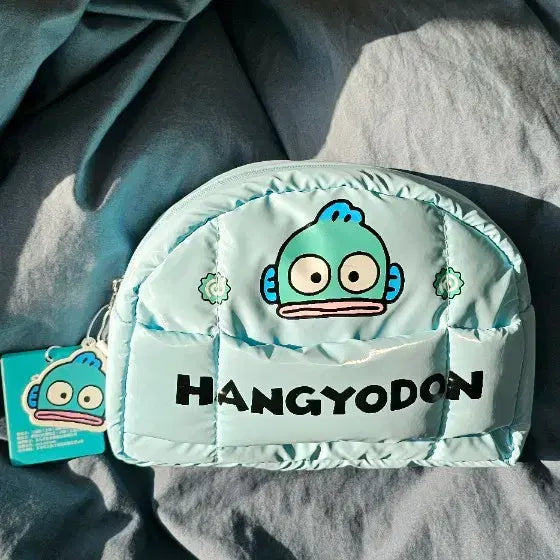 [BUNJANG] Sanrio Hangyodon Pastel Quilted Pouch Bag / 산리오 한교동 파우치 가방