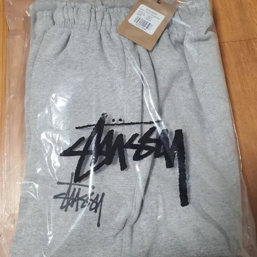 [BUNJANG] Stussy Basic Jogger Pants Gray L New / 스투시 베이직 조거 팬츠 회색 L 새상품