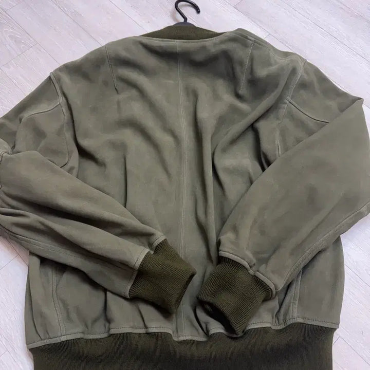 [BUNJANG] He'rill B-15 Suede Jacket Olive / 헤릴 B-15 스웨이드자켓 어드레서별주 올리브 3
